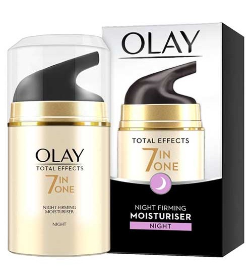 Olay Total Effects Cream 7-in-1 Anti Ageing Night Firming Moisturiser Cream 50ml